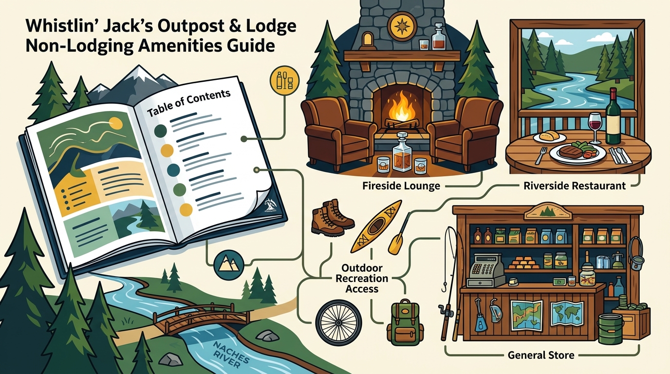 Whistlin' Jack's Outpost & Lodge Non-Lodging Amenities Guide