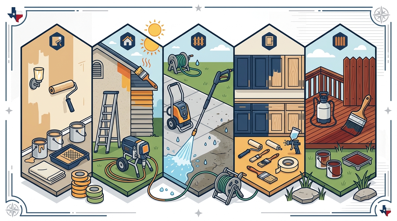 Texas Lonestar Painting Home Improvement Services Guide