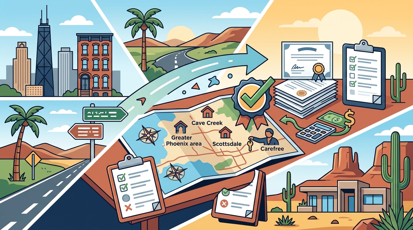 Scottsdale Relocation Guide for Illinois and California Movers