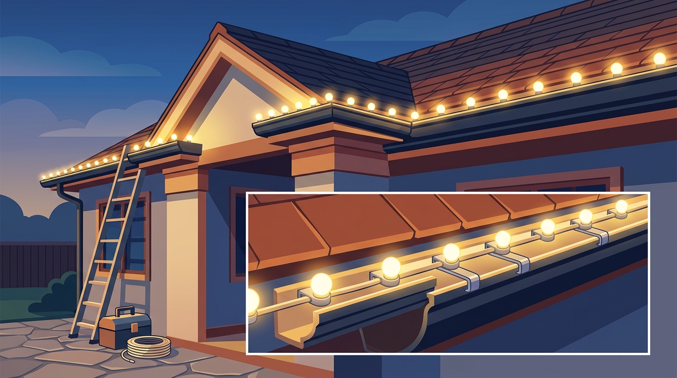 Warm White Gutter Line Lighting: The 2026 Homeowner Guide