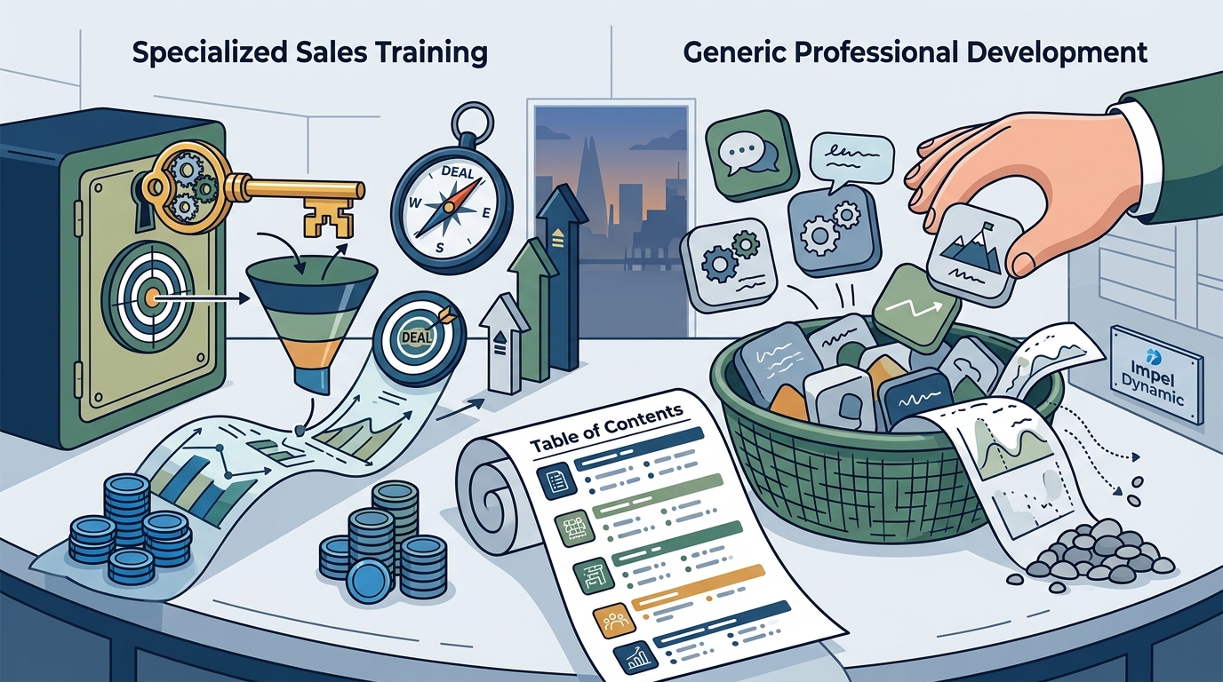 Specialized Sales Training vs. Generic Professional Development