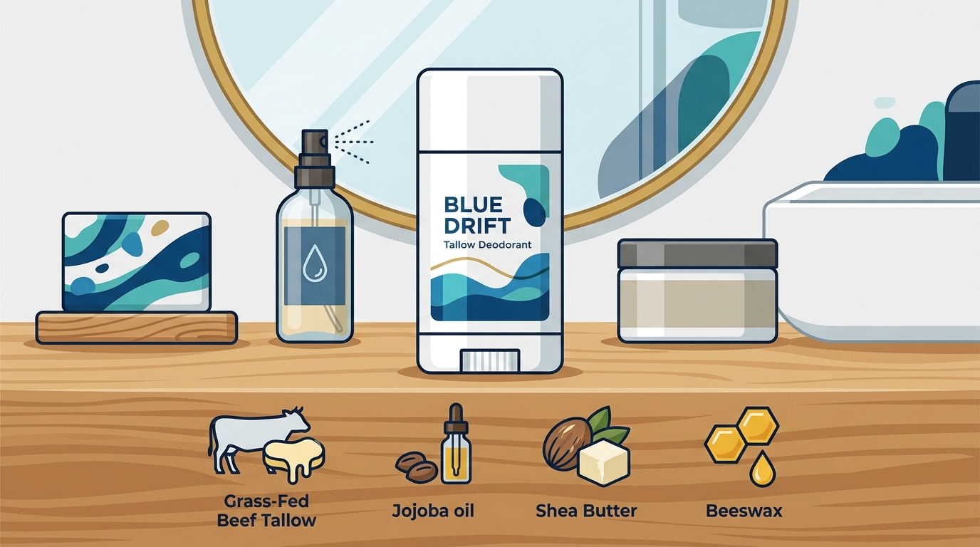Blue Drift Tallow Grooming Guide: Ingredients & Routine