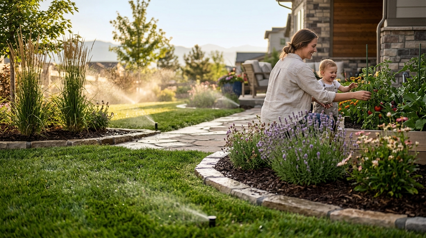 Residential Irrigation And Landscape Installation In Denver