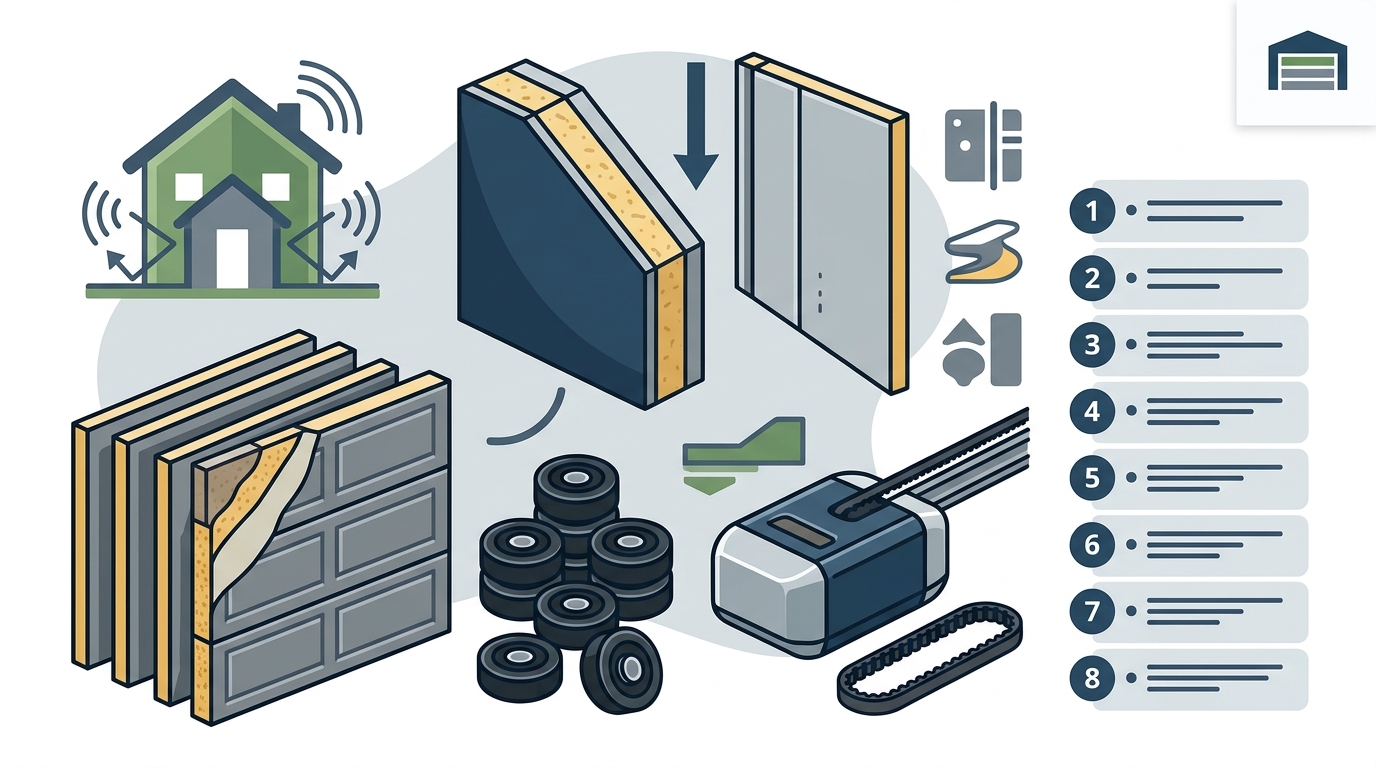 Minimizing Garage Door Noise in Thin-Walled Homes