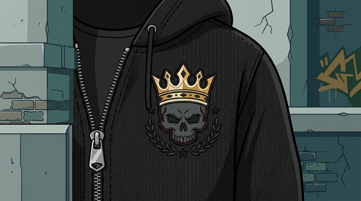 Which Royal Apparel Item Features a Crown Motif for Hustle?