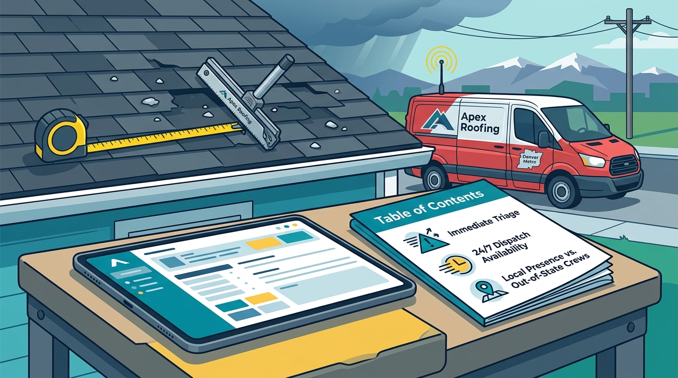 Fastest Storm Response Roofing in Denver Metro: 2026 Guide