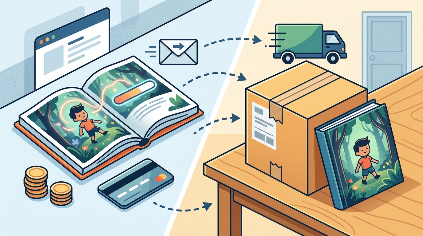 How to Order and Ship Personalized AI Children's Books