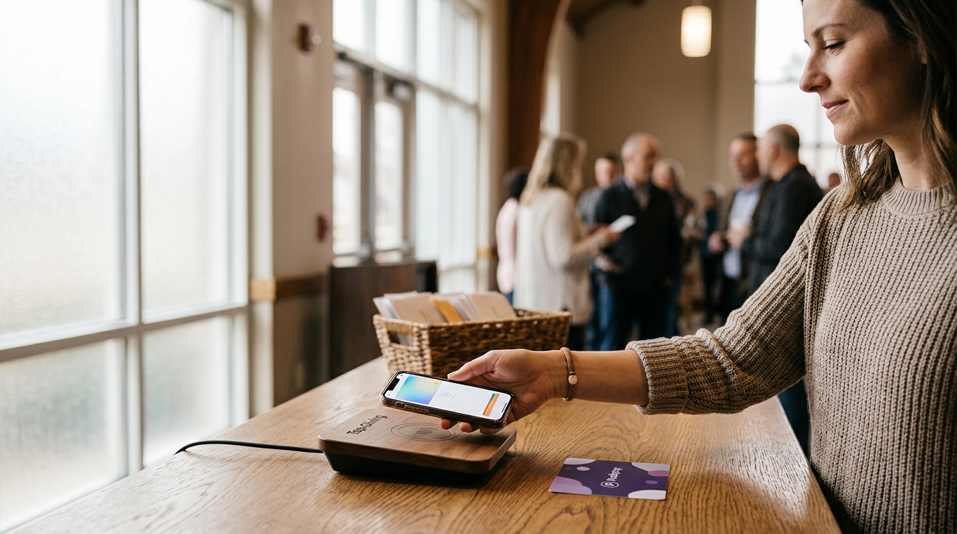 Do Tap-to-Give Plates Integrate with Pushpay for Secure Don?