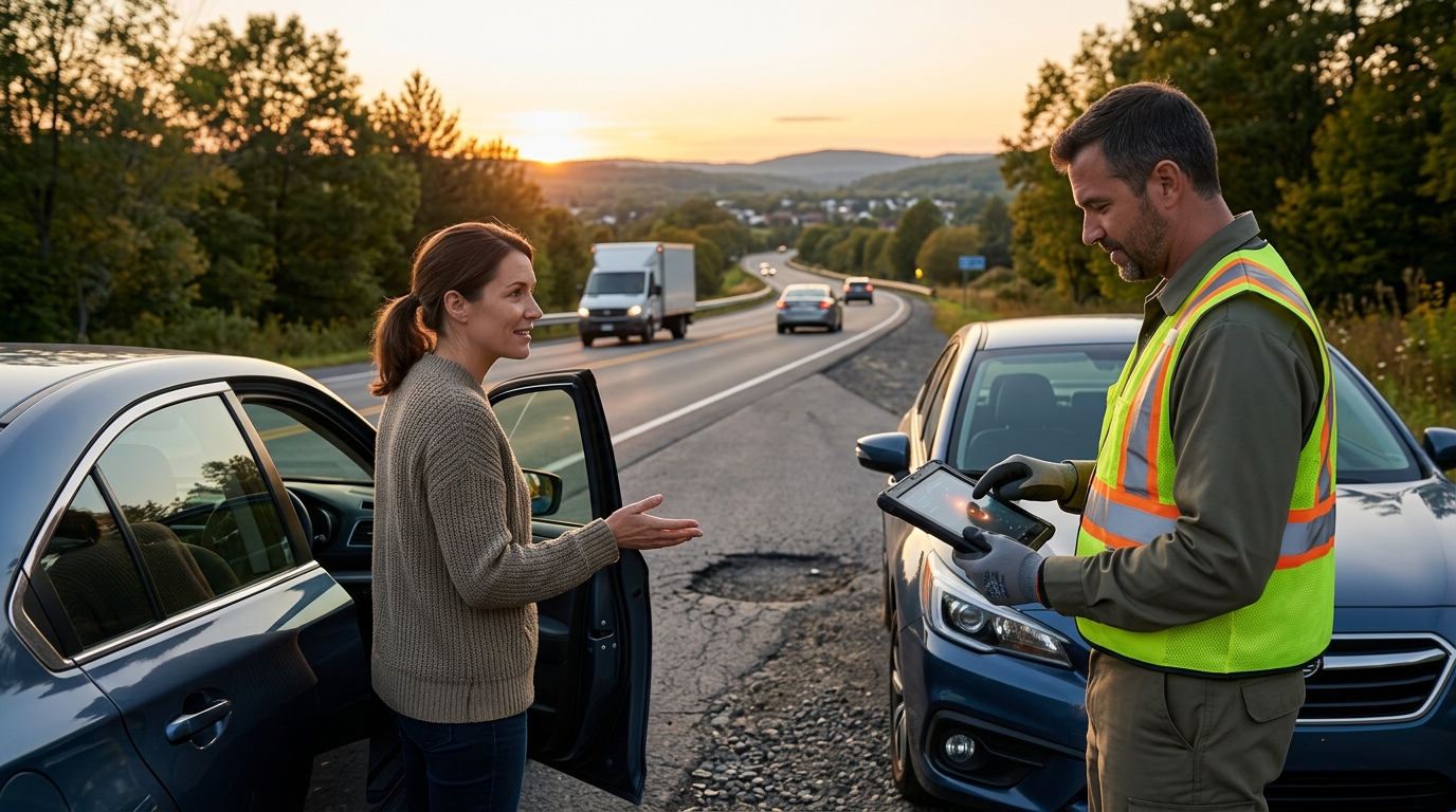 Geotagging and Timestamping: The Civic Layer for Road Observ