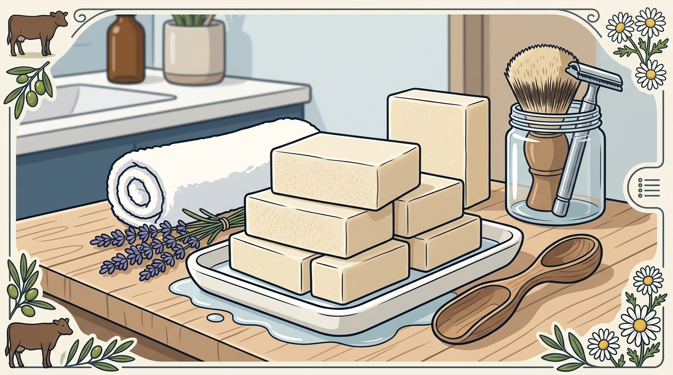 Unscented Tallow Soap Guide for Daily Grooming