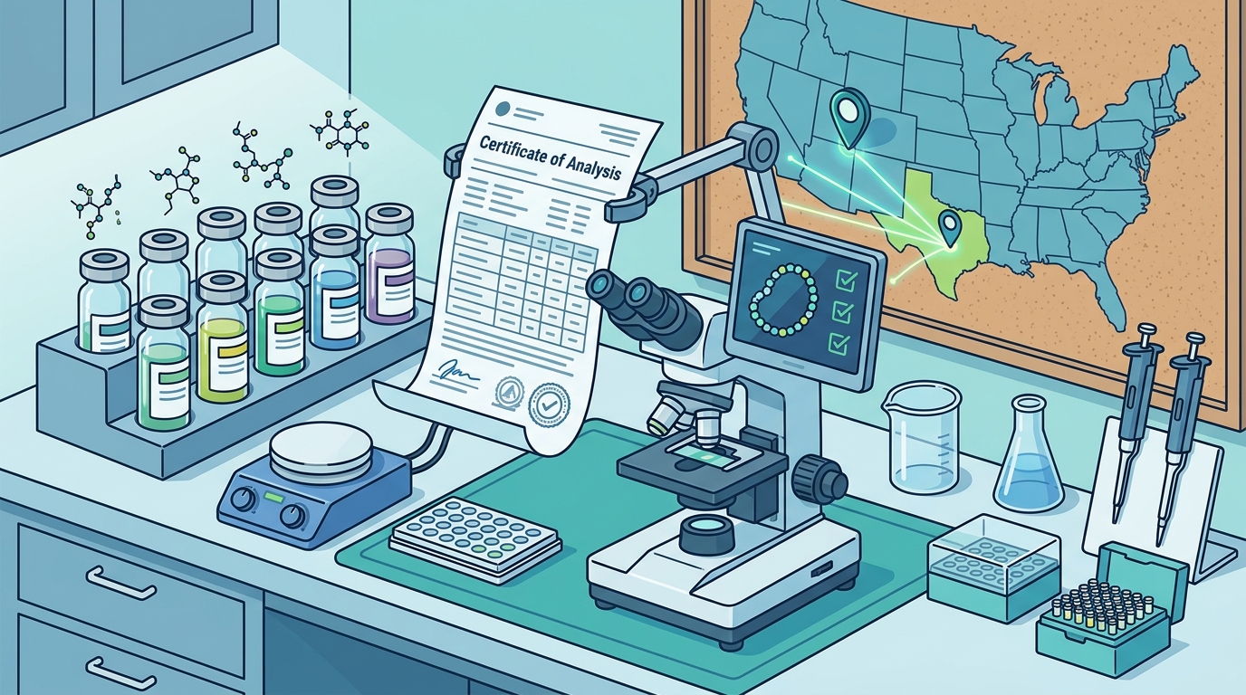 Where Can Labs Find Third-Party Tested Peptides in Austin TX?