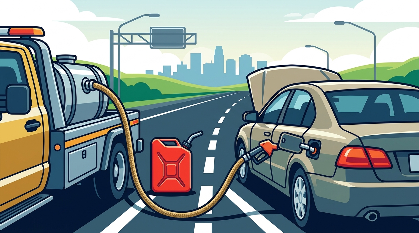 Who Delivers Gas to a Stranded Car in Dayton OH?