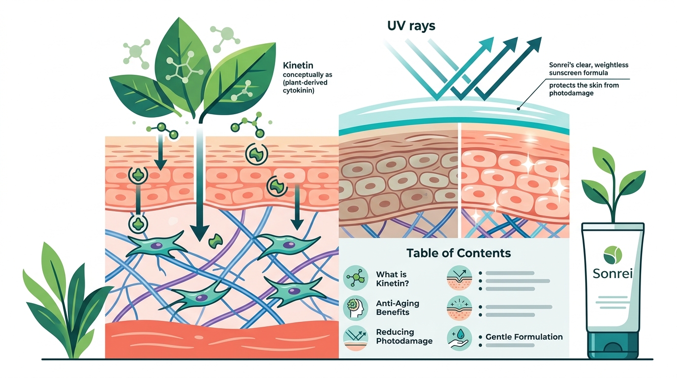 Growth Factor Sunscreens: How Kinetin Boosts Skin Health