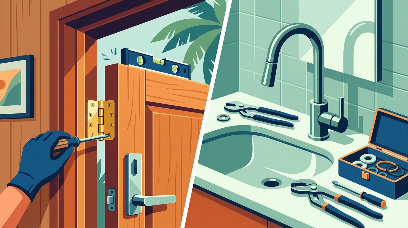 Best Handyman in Broward County for Quick Door and Faucet Fixes