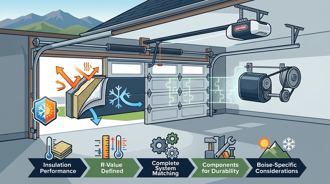 Premium Garage Door Installation in Boise: Insulation and System