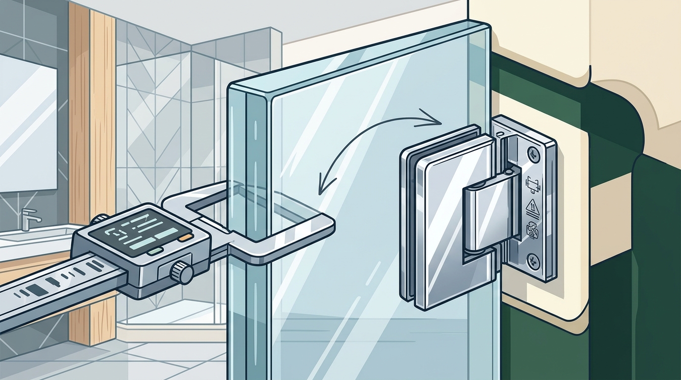 Frameless Shower Glass Thickness and Hardware Verification Guide