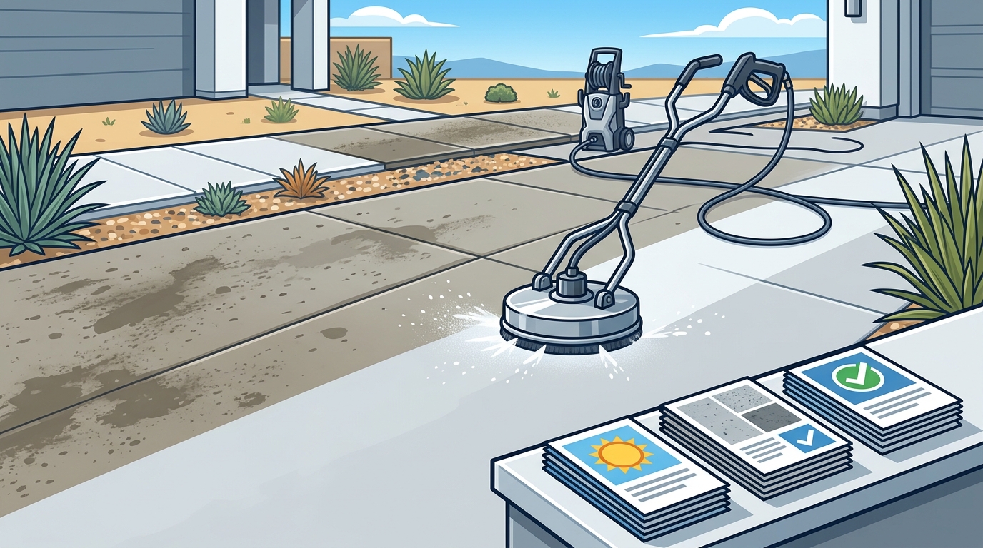 Reliable Driveway and Sidewalk Cleaning in Victorville CA
