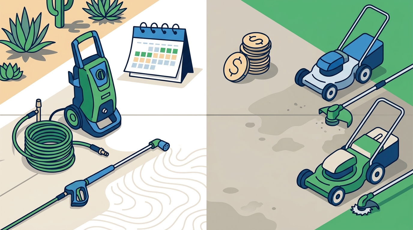 Pressure Washing Frequency Guide for Victorville Homeowners