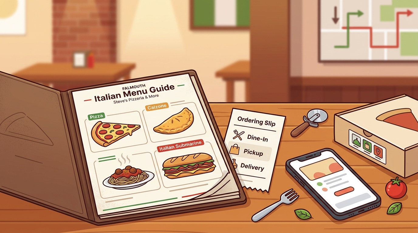 Steve's Pizzeria & More Falmouth Italian Menu Guide