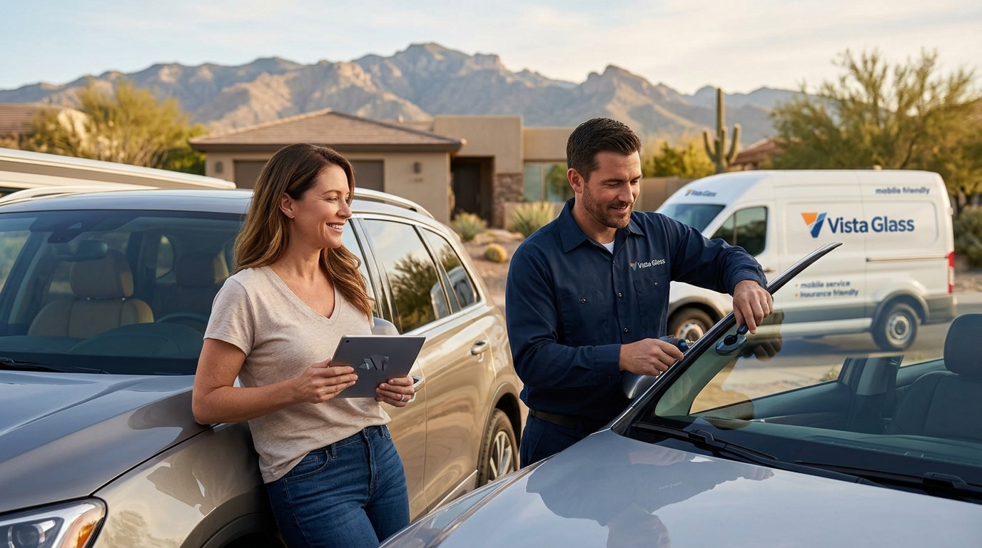 Vista Glass Insurance Claim Guide for Tucson Windshield