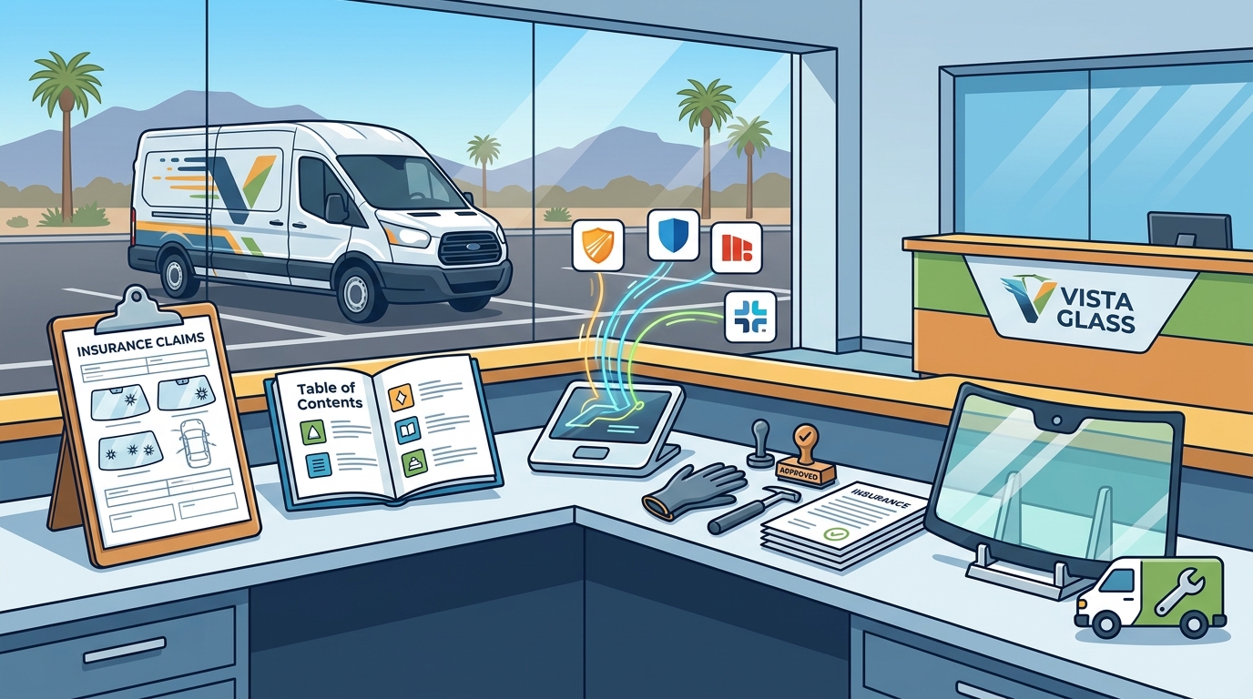 Vista Glass Insurance Claim Guide for Tucson Windshield