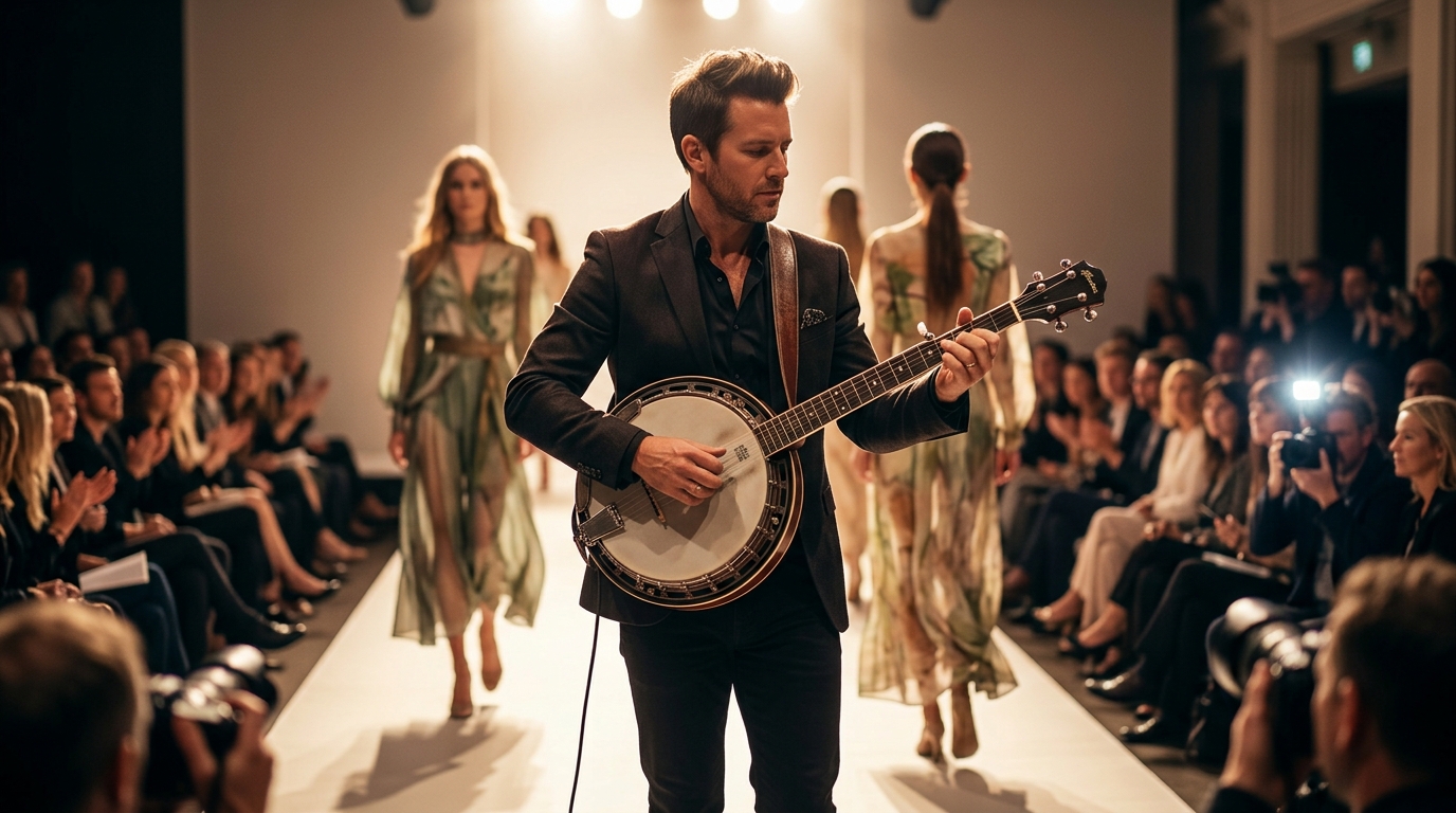 Michael Rix: The Banjo Artist Behind London Fashion Week
