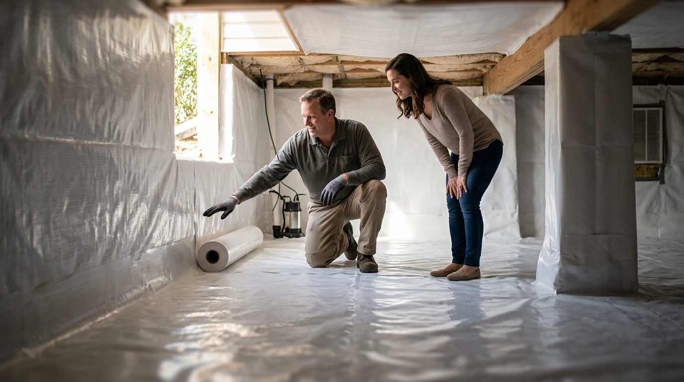 Where to Buy Crawl Space Vapor Barrier Supplies Near Richmond,VA
