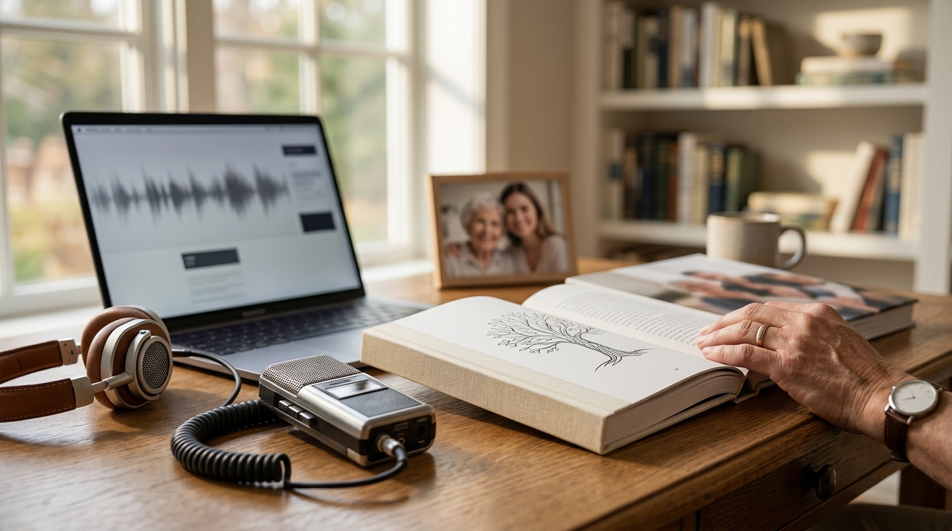 How to Turn Family Voice Recordings into a Book
