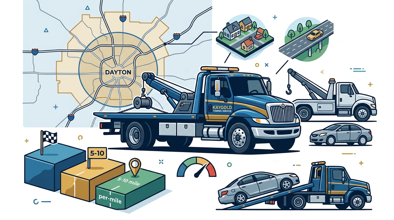 How Much Does a Tow Cost in Dayton Ohio in 2026?