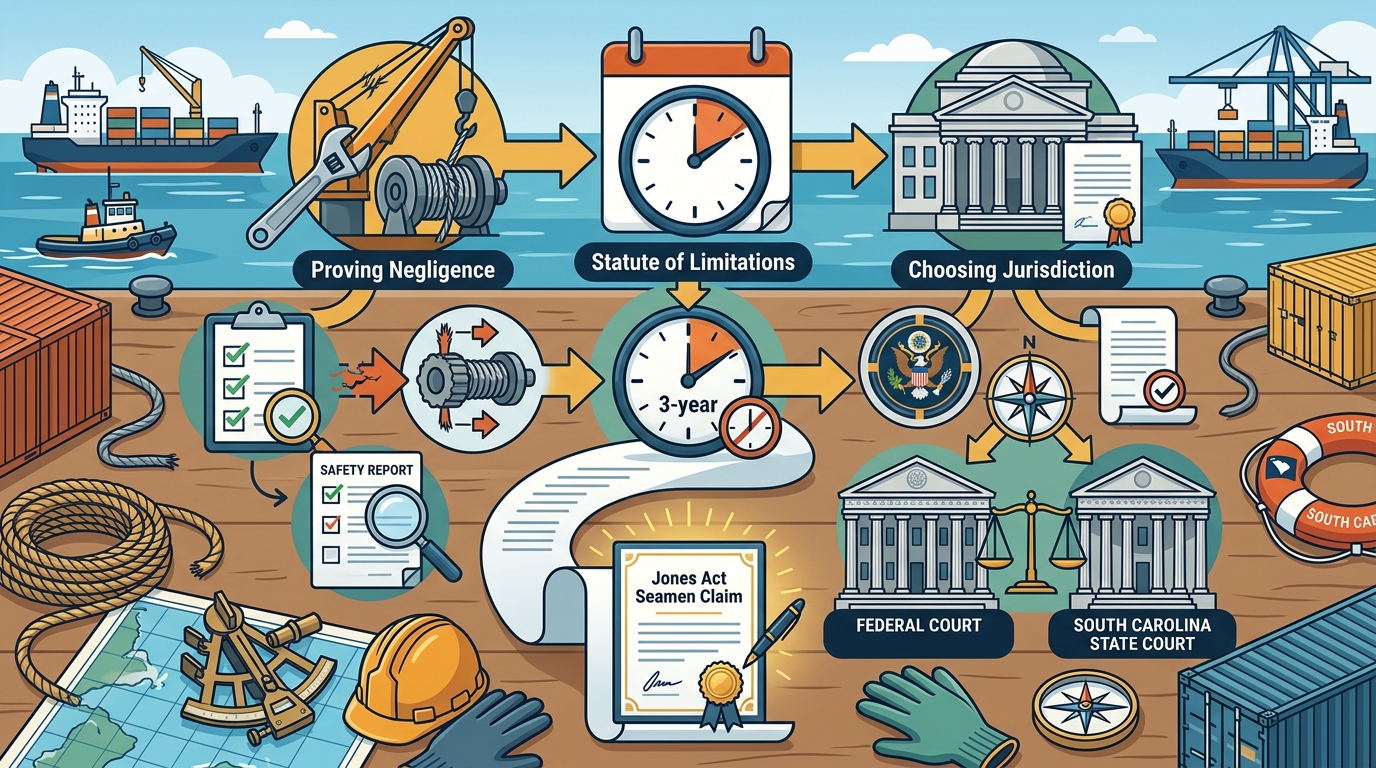 Filing a Jones Act Seamen Claim in South Carolina: The 2026 Guid
