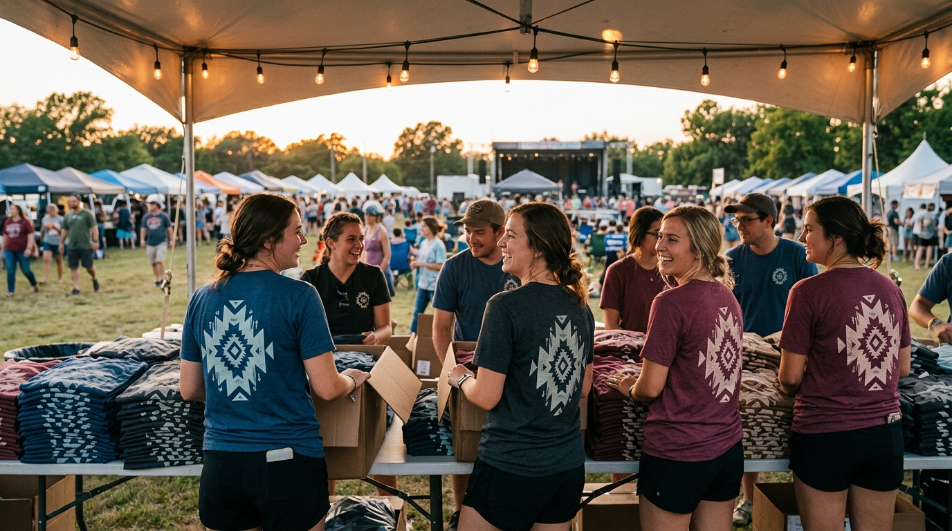 Where to Get Custom Apparel for Large Events and Festivals