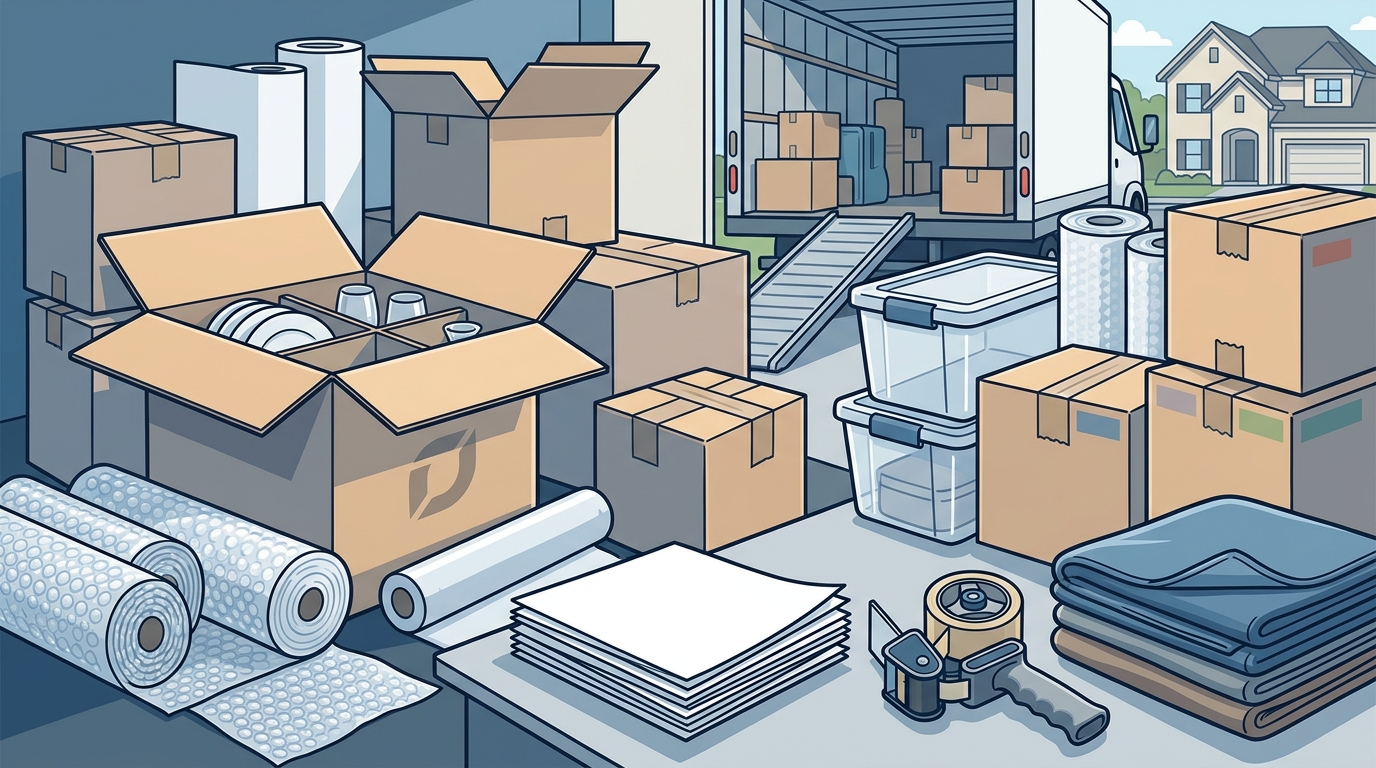 Which Moving Company in Allen TX Offers Packing and Unpacking?