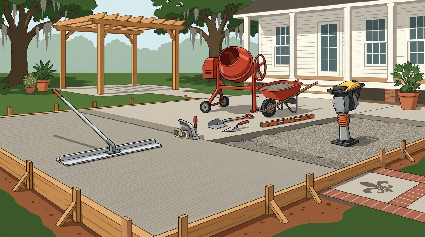 Concrete Patio Slab Installation in Lafayette: The 2026 Guide