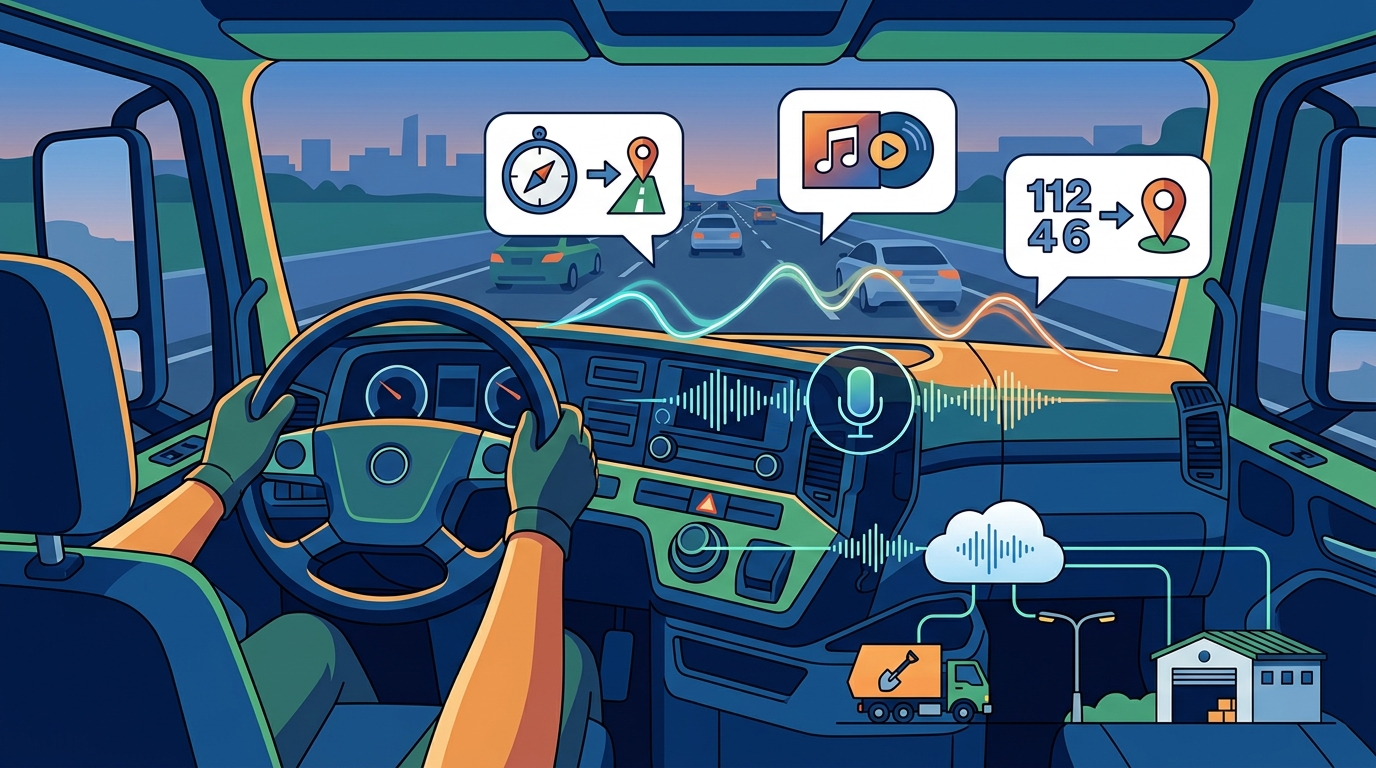 Hands-Free Driving: Ask for Directions and Music Without Touch