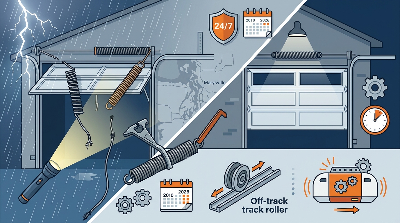 Emergency Garage Door Repair in Marysville, WA: 2026 Guide