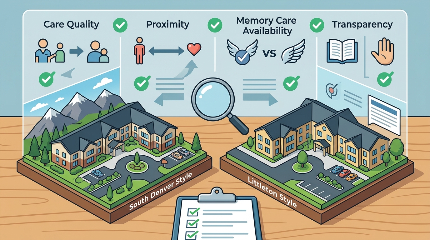 Compare Assisted Living in South Denver and Littleton