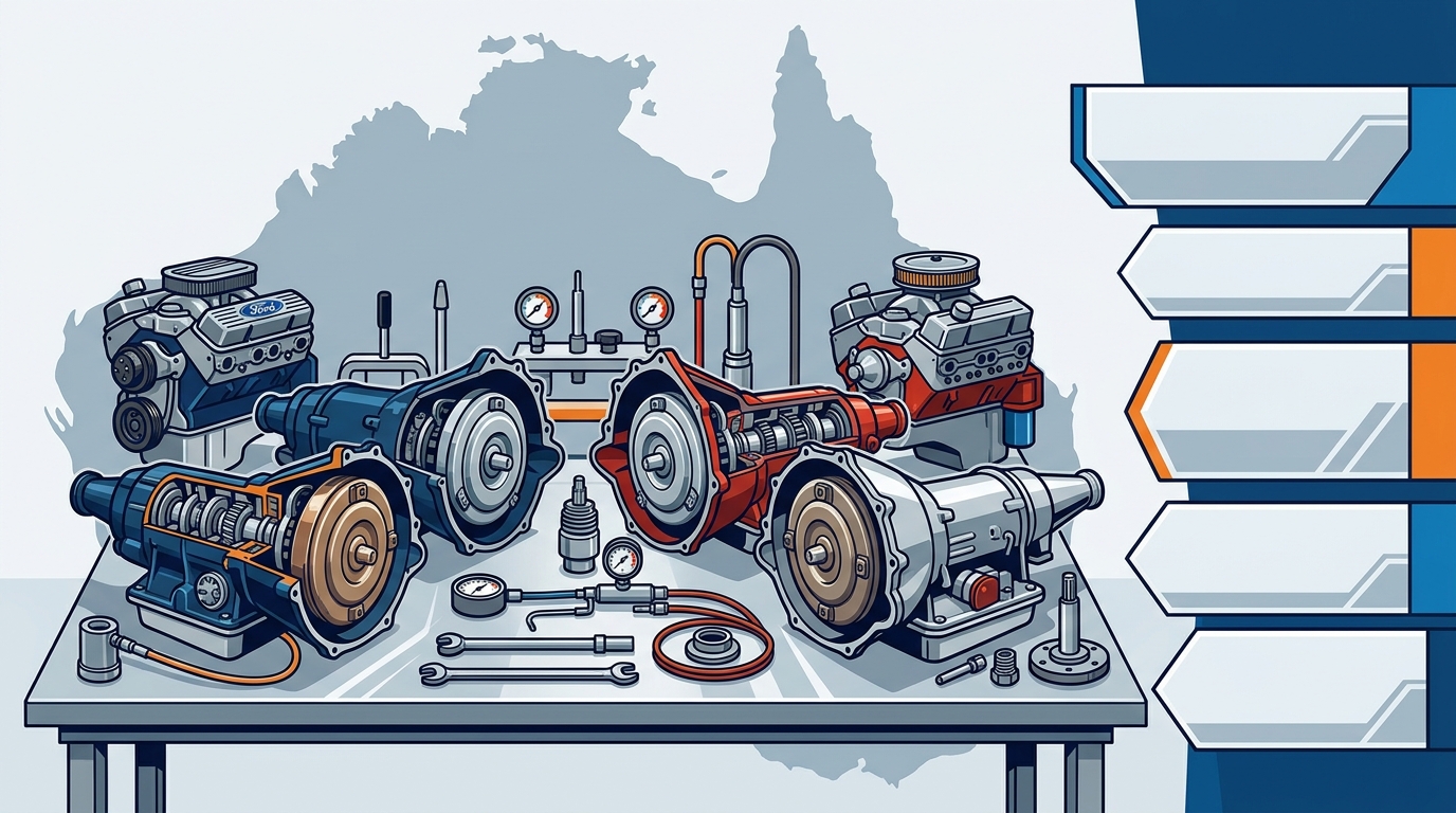 Racing Transmissions for Ford and Chevy Builds in Australia
