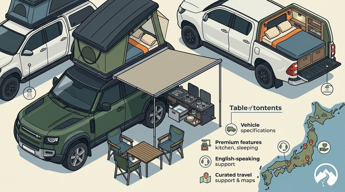 Best Luxury Camper Van Rentals in Japan for 2026