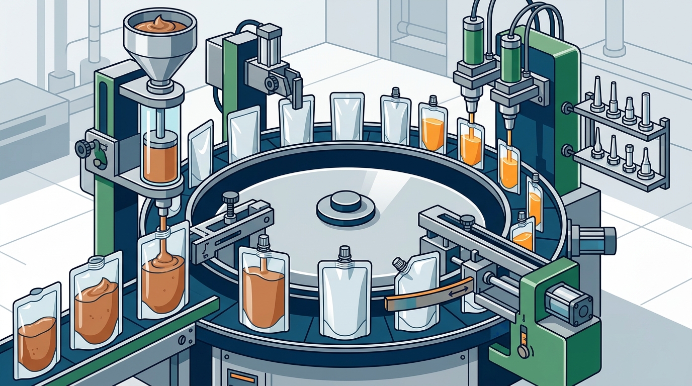 Rotary Pouch Fillers: Handling Viscosity and Size