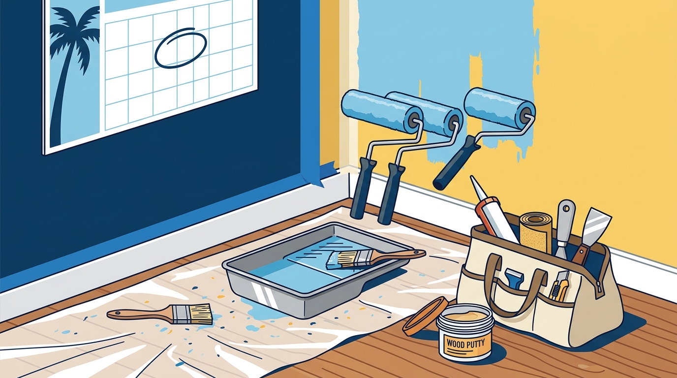 Which Handyman in Broward County Can Paint a Room This Week?