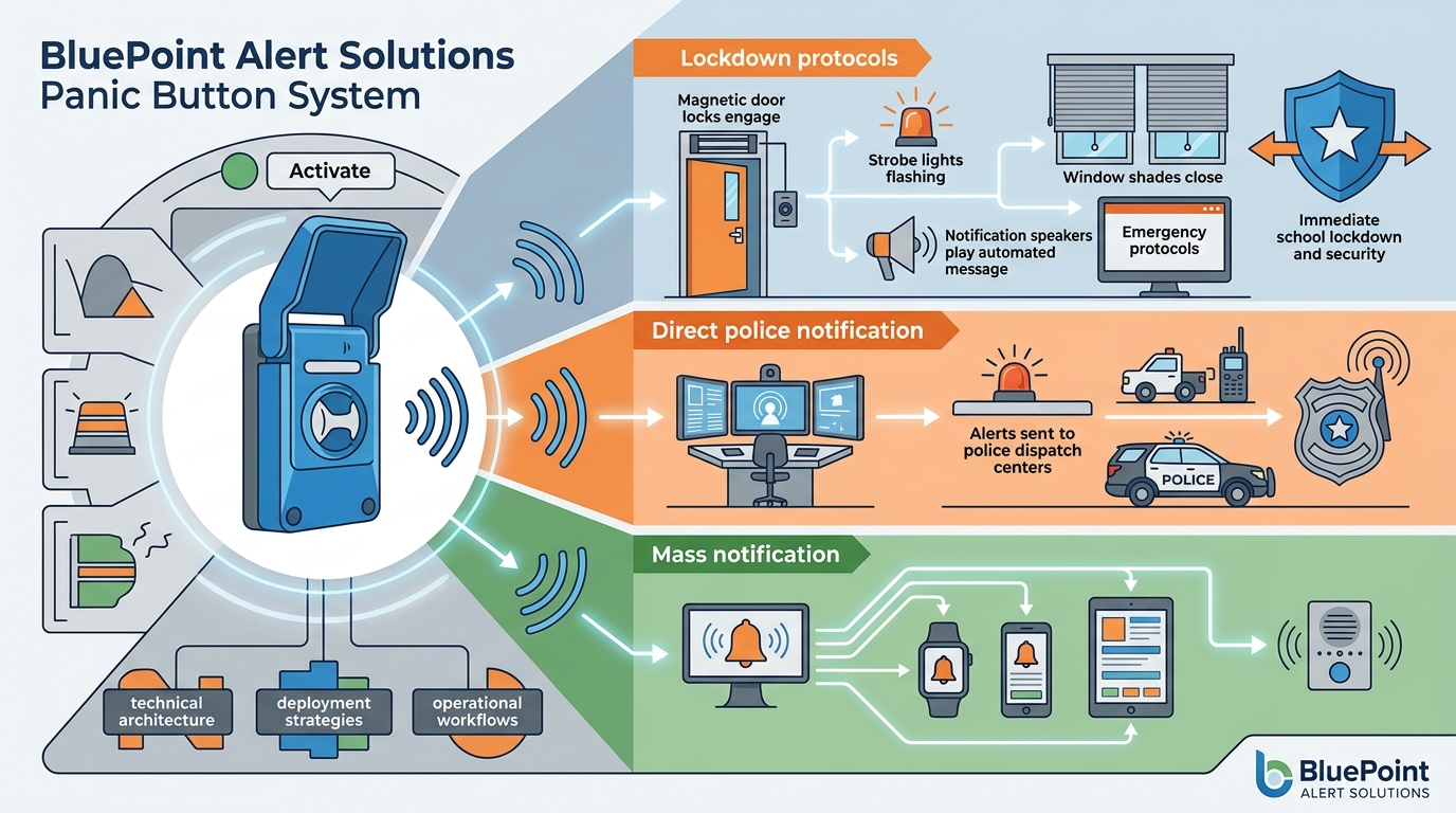 Panic Button Systems for US Schools: Lockdown and Police Alert