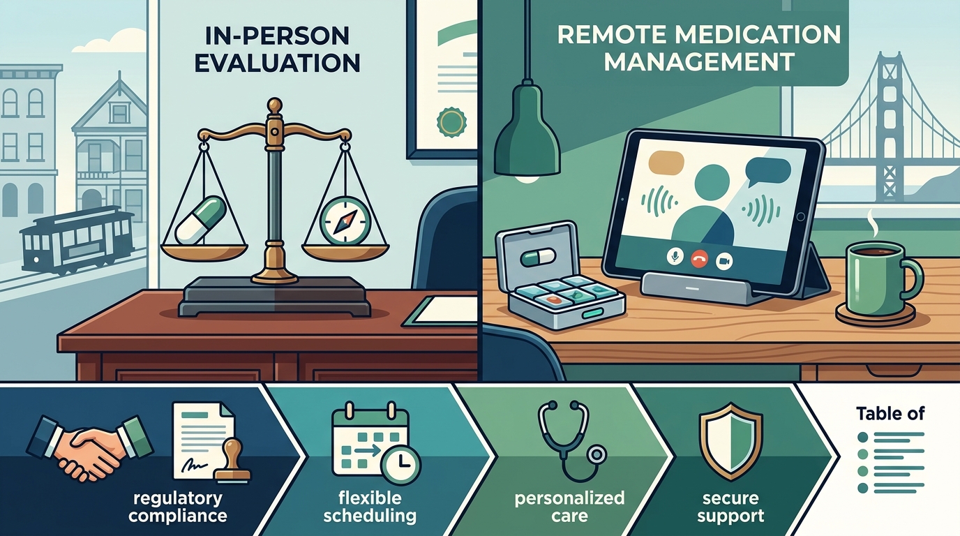 Hybrid ADHD Care in San Francisco: A Practical Comparison