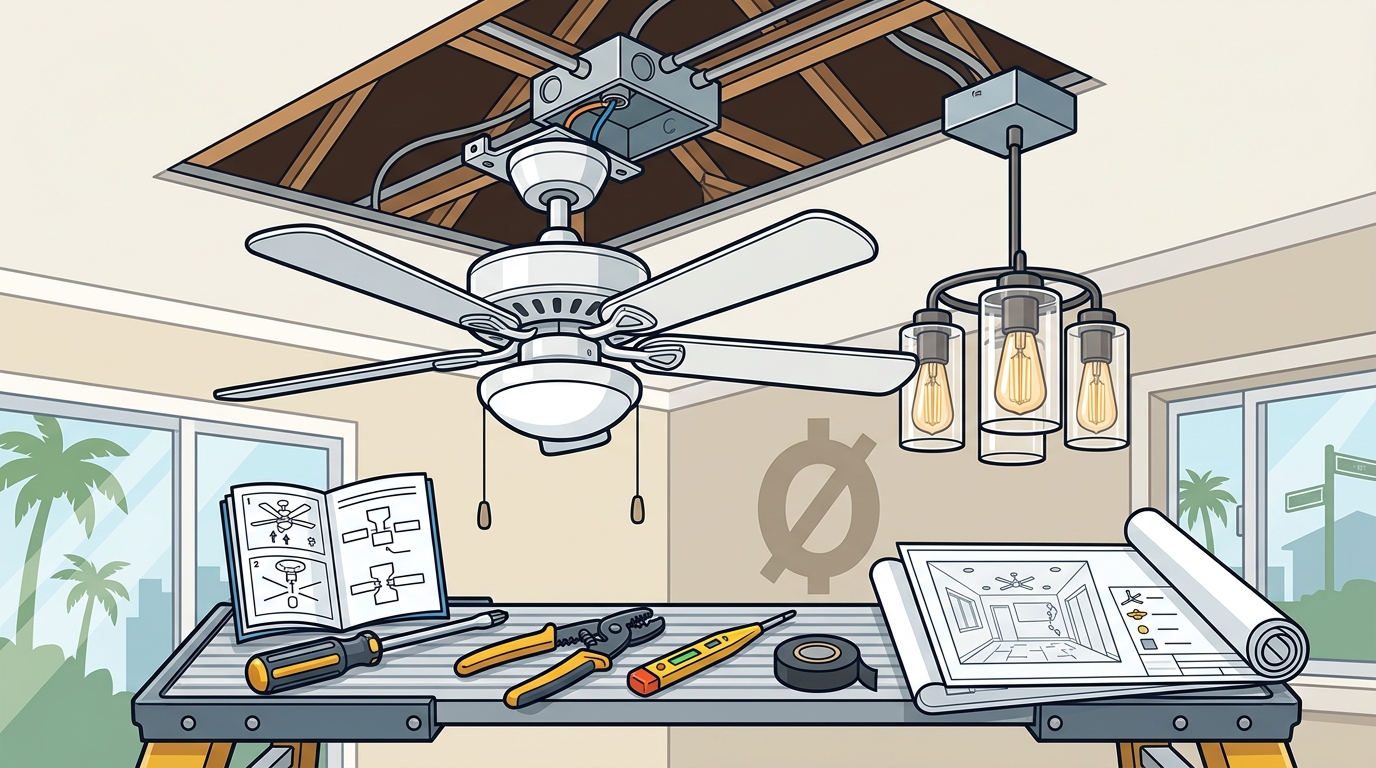 Which Handyman in Broward County Can Install a Ceiling Fan or...