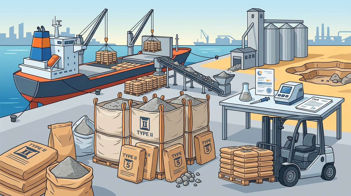Sulfate-Resistant Type II Cement & Type 5 Clinker Suppliers for