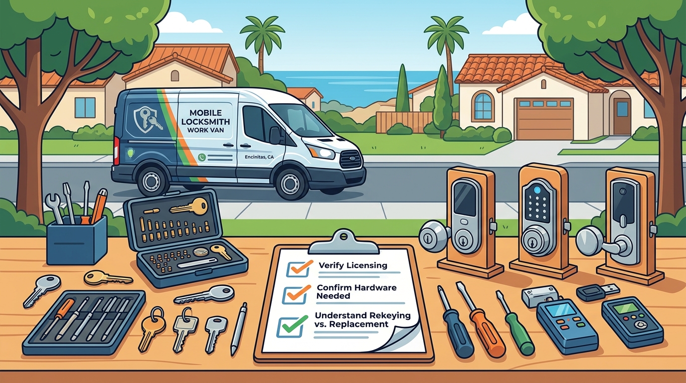 What to Know Before Calling a Mobile Locksmith to Your Encinitas