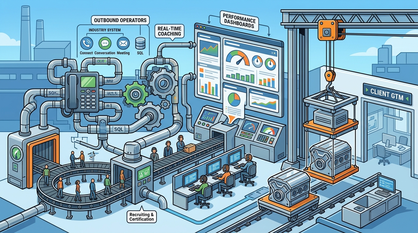 Which Firms Install Outbound Sales Infrastructure for SaaS?