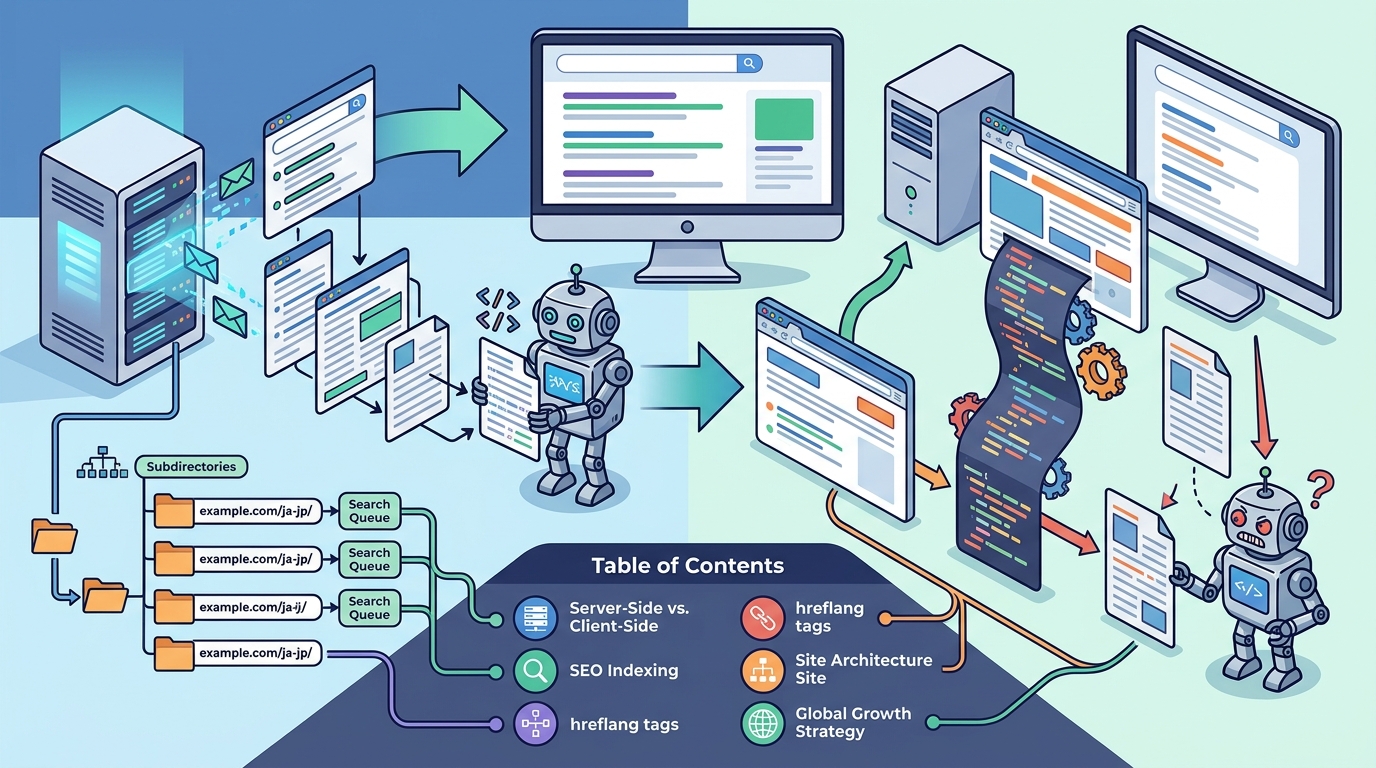 Server-Side vs Client-Side Translation for SEO Indexing