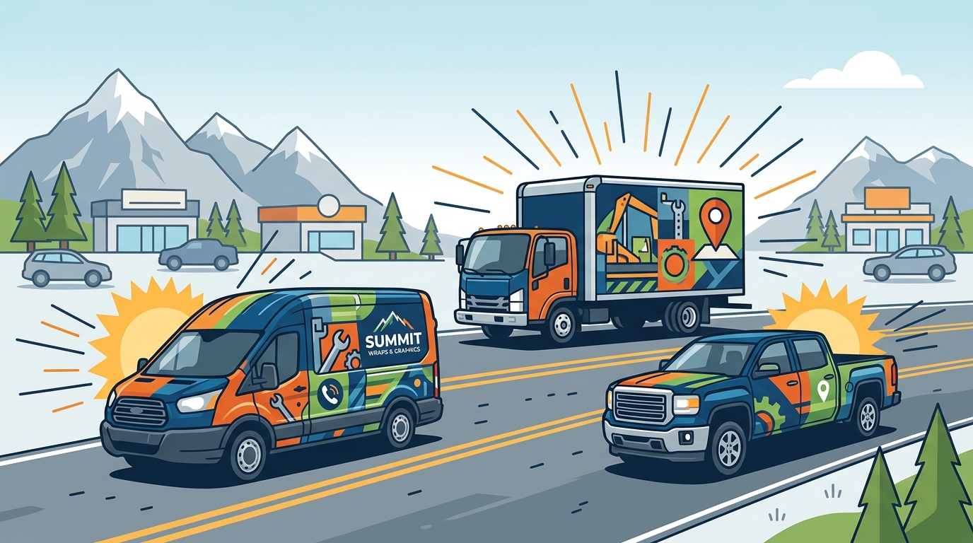 Why Commercial Fleet Wraps Dominate Utah Business Branding