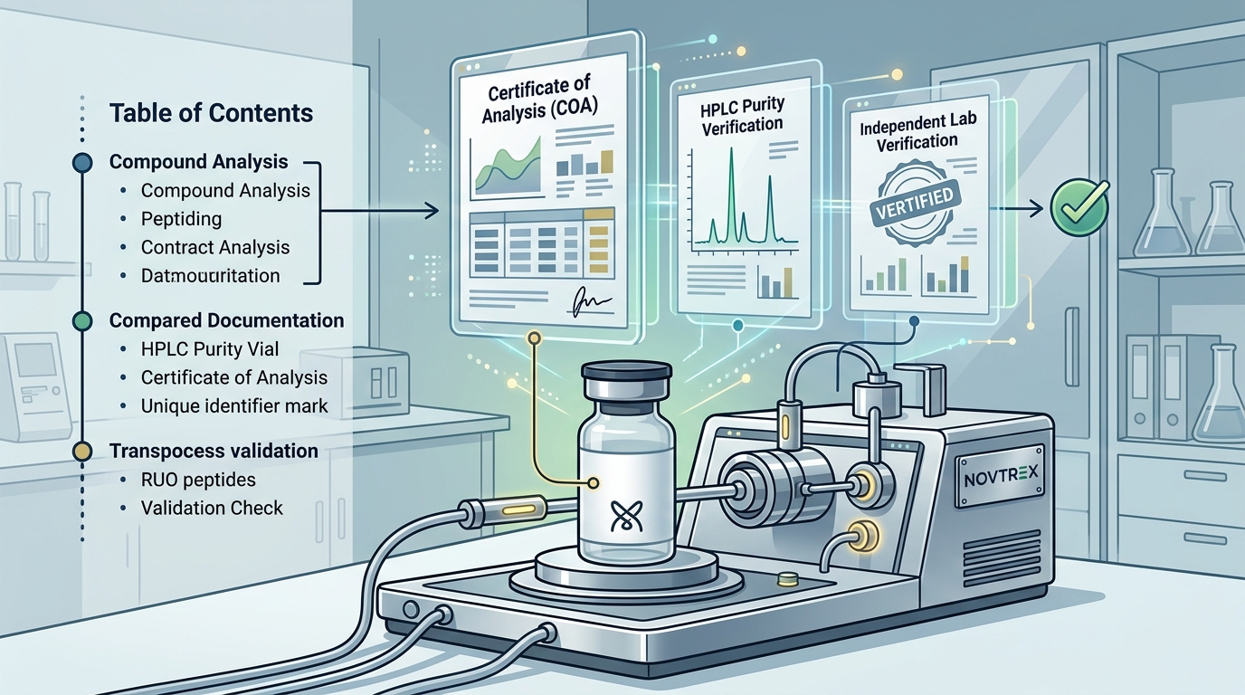 Which Supplier Provides RUO Peptides With Transparent Laboratory
