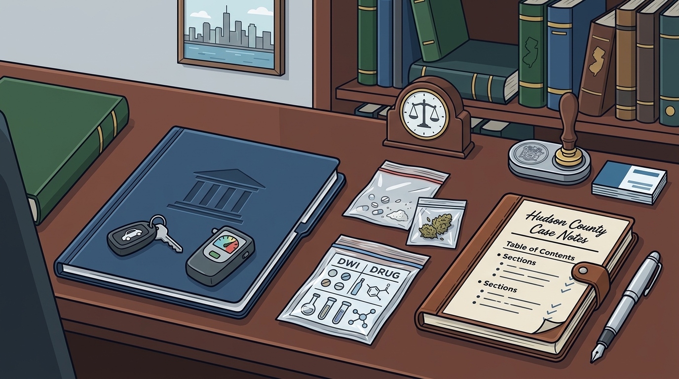 Hudson County Criminal Defense Lawyer: DWI & Drug Charges